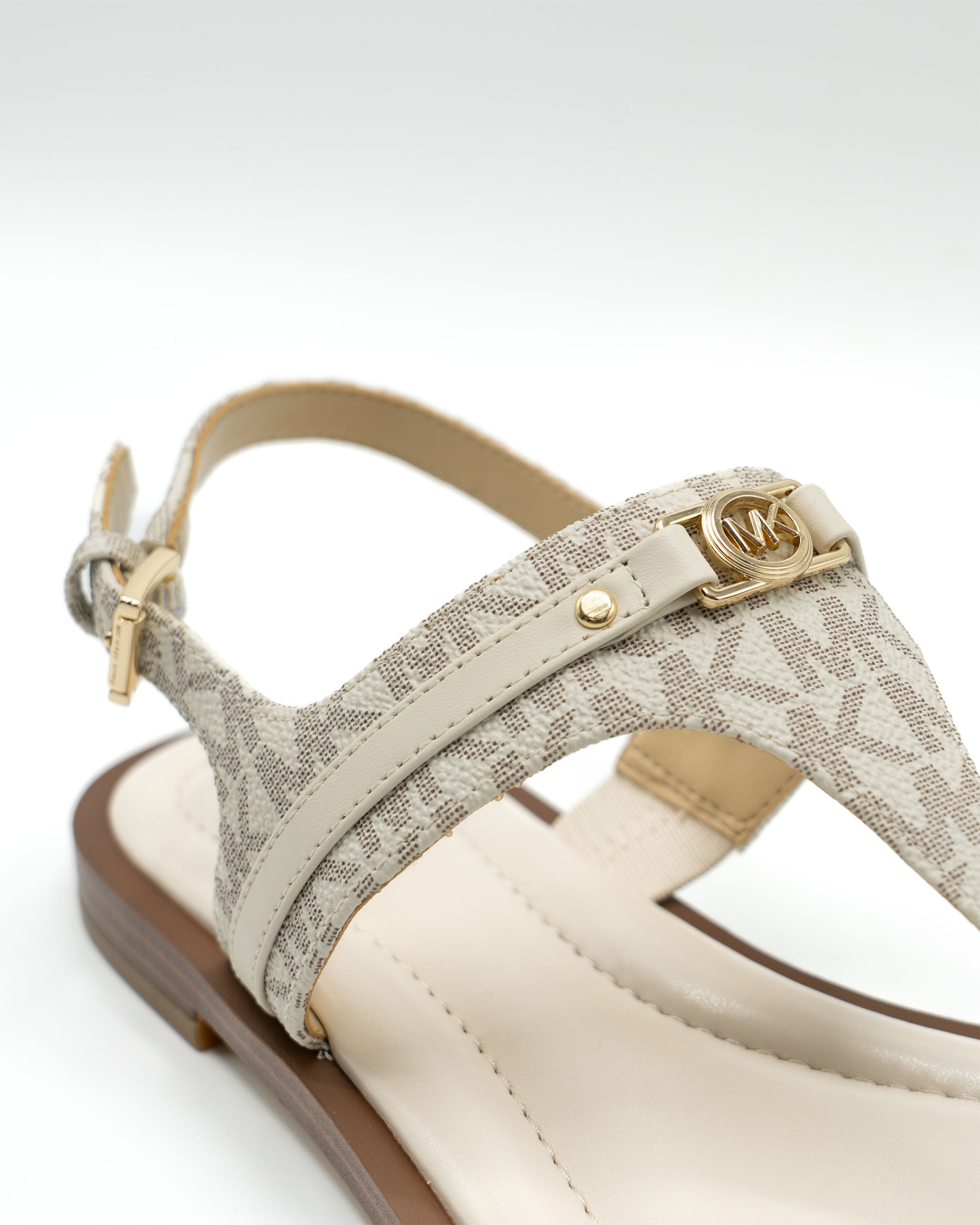 Mandy Signature Logo T-Strap Sandaal