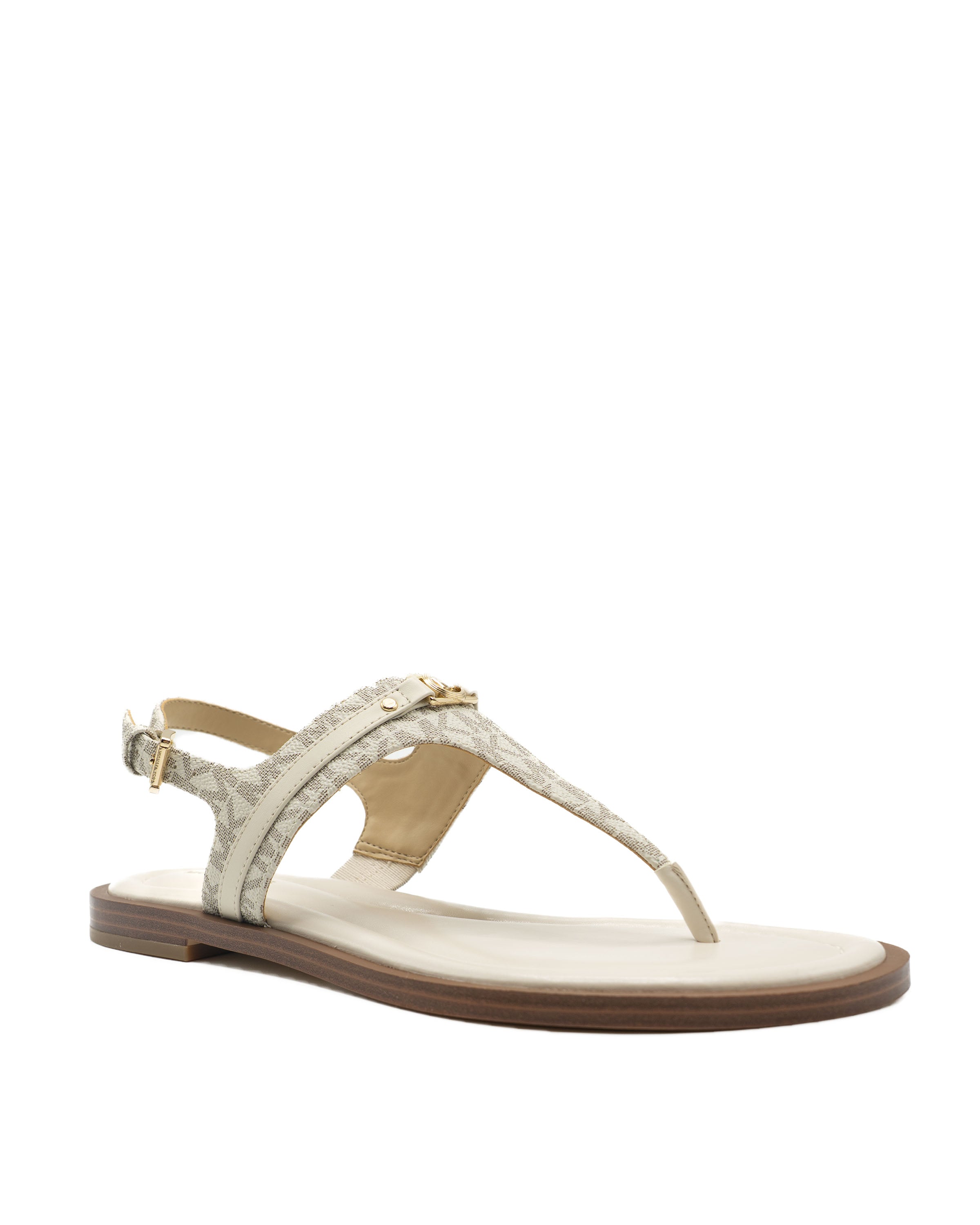 Mandy Signature Logo T-Strap Sandaal