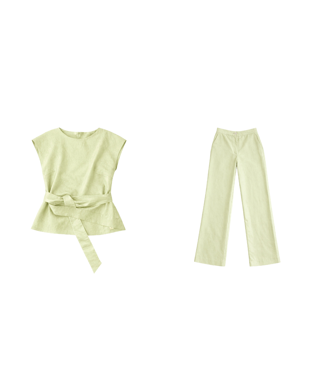 Porlamar Top + Porlamar Broek Set Groen