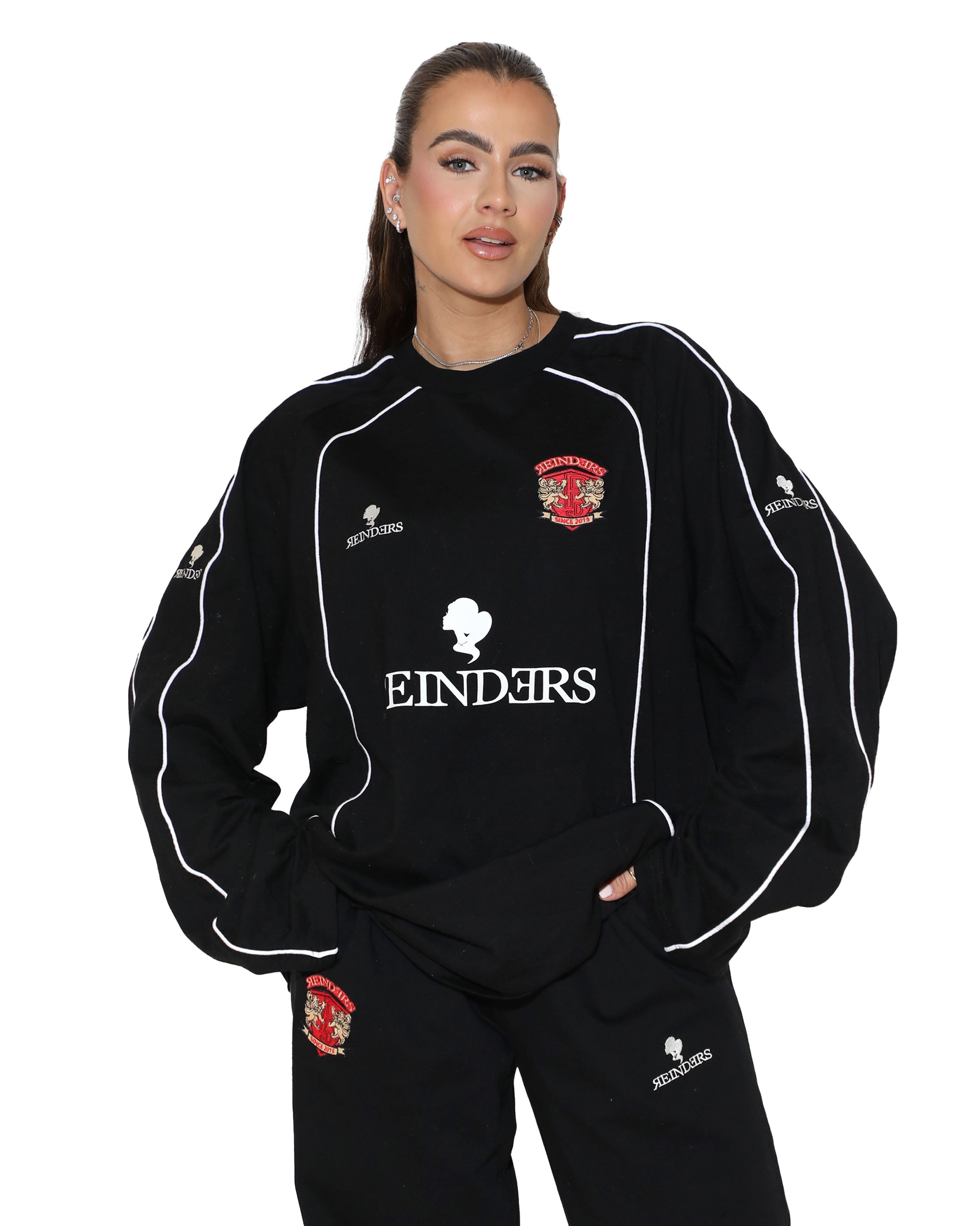 Lymee Baseball Longsleeve T-Shirt + Jogger Set