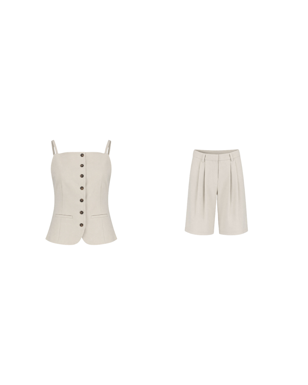 Rey Gilet + Mase Short Set