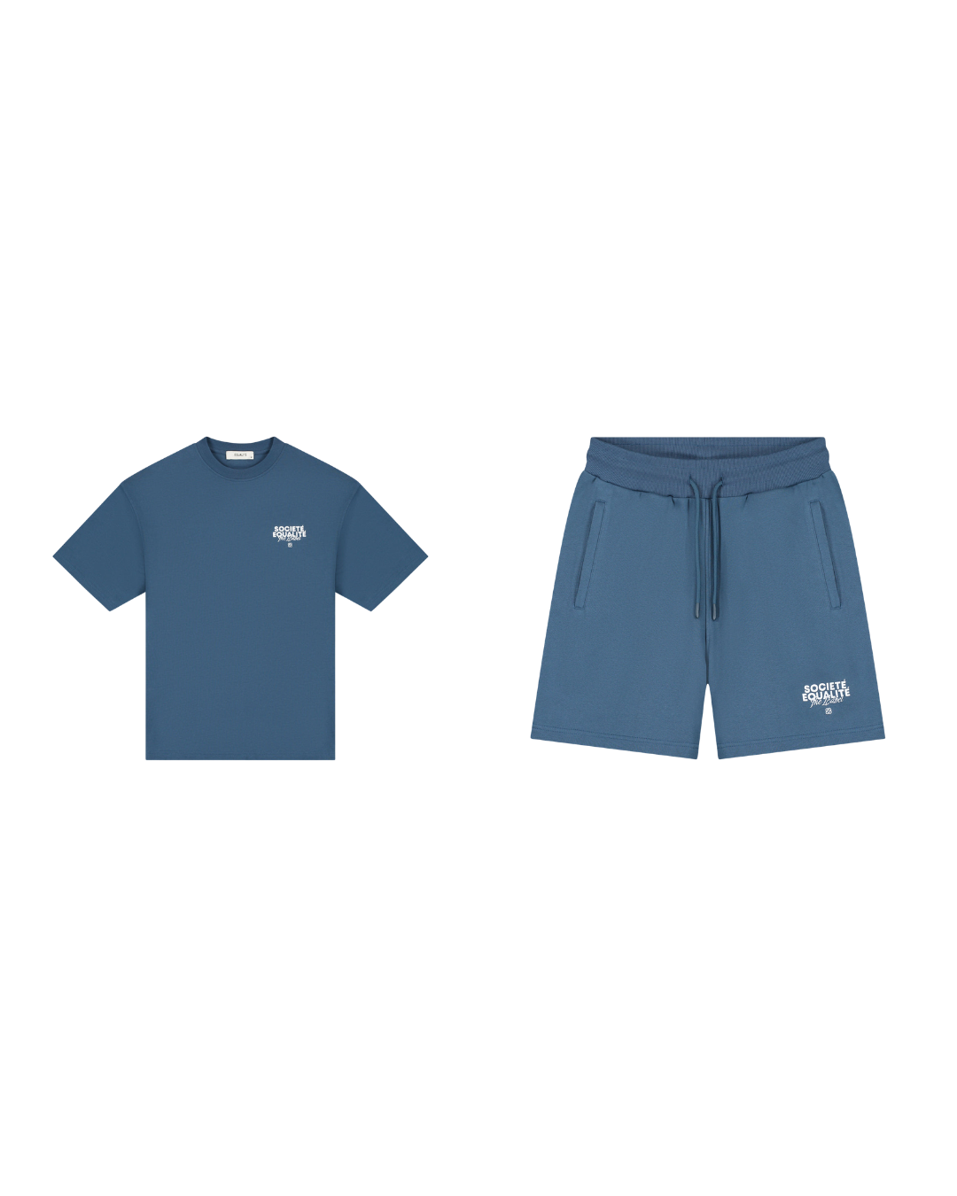 Societe 2.0 Oversized T-Shirt + Societe 2.0 Oversized Short Set Navy