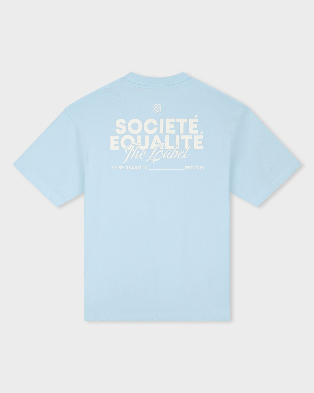 Societe 2.0 Oversized T-Shirt + Societe 2.0 Oversized Short Set Blauw