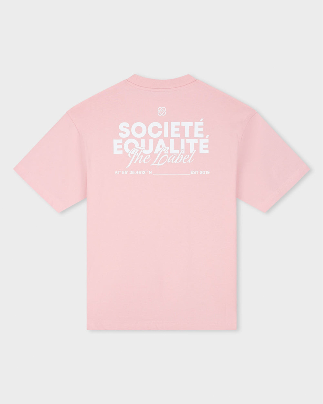 Societe 2.0 Oversized T-Shirt + Societe 2.0 Oversized Short Set Roze