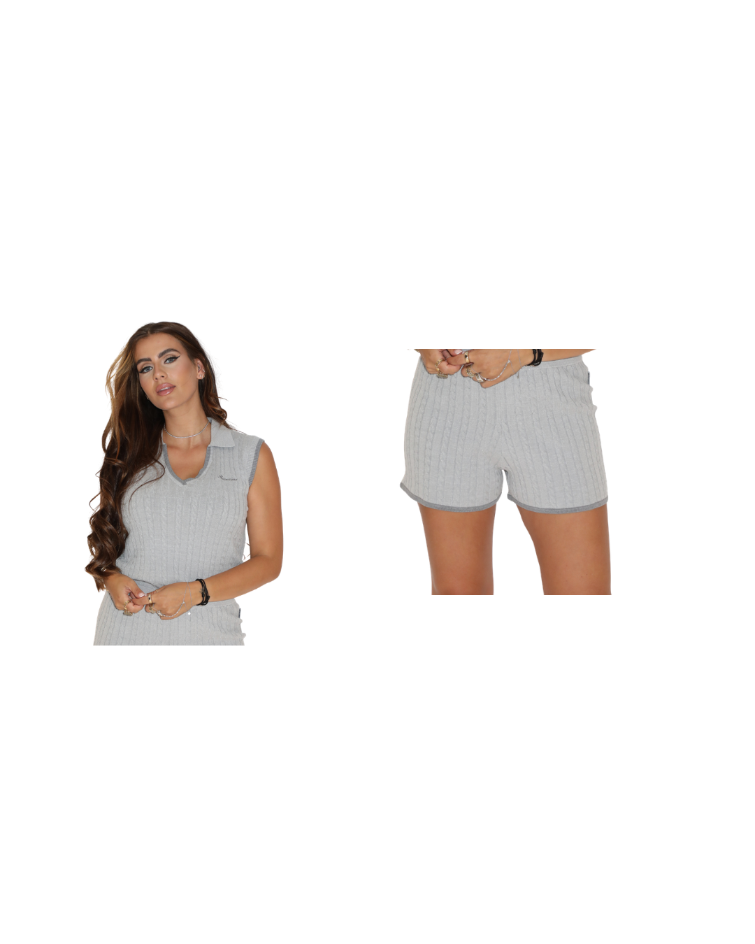 Solis Spencer + Solis Short Set Grijs