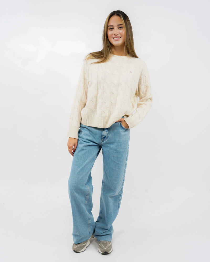 Soft Wool Cable Sweater