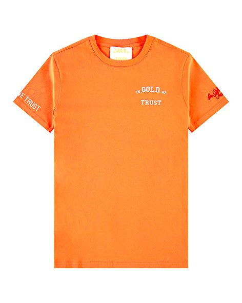 Slagschip Hectare Humaan Kids The Pusha T-Shirt - Fel Oranje | JHP Fashion
